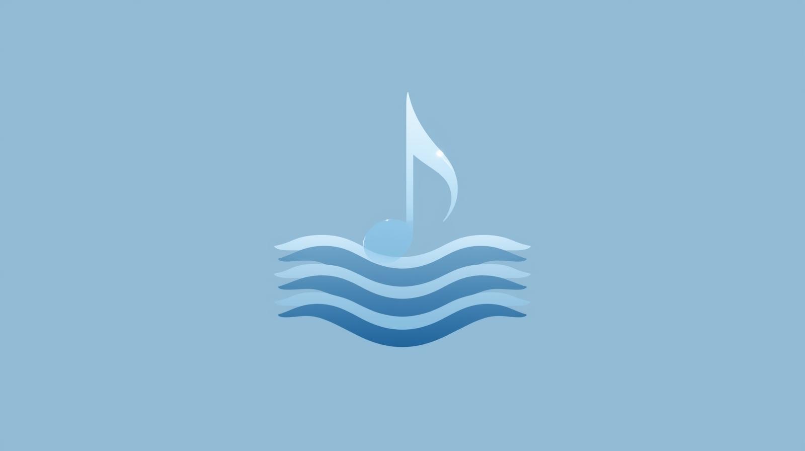Calm reflective music icon
